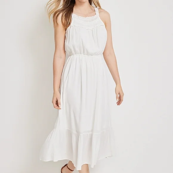 white dresses with puffy sleeves Joy White Puffed Sleeve Mini Dress - Size M - Cotton Candy LA